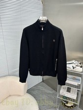 Loro Piana Men's Classic Regular Stand Collar Zipper Knitted Casual Coat Jacket picture