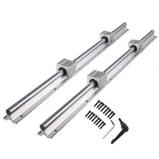 2 x SBR25 Fully Supported Linear Rail L300-1500mm with 4 x SBR25UU Bearing Block picture
