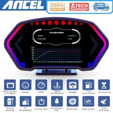 OBD2+GPS HUD Gauge Car Digital Head Up Display Speedometer Turbo RPM Alarm Temp picture