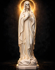 skeleton Virgin Mary Resin, plaster, candle, soap silicone mold picture