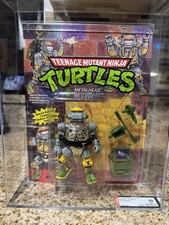 1990 Playmates TMNT Metalhead 44 Back AFA 85 Graded 85/80/85 picture