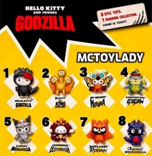 2026 McDONALD'S HELLO KITTY GODZILLA HAPPY MEAL TOYS READY TO SHIP picture