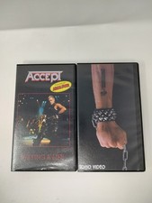 80s Heavy Metal VHS Accept Staying a Life Scorpions Super Rock Live In Japan 84 picture