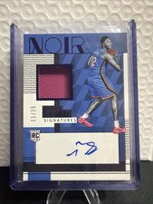25-26 Panini Noir Sneaker Swatch Signatures Thomas Sorber 11/15 Player Worn picture