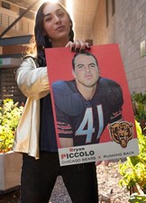 Brian Piccolo 1969 Topps Rookie Card Poster 11x17 MINT Chicago Bears picture