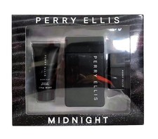 Perry Ellis Men's Midnight Gift Set Fragrances 719346296458 picture