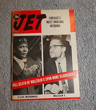 Vintage JET Magazine March 11 1965 Malcolm X Elijah Muhammad Black History picture