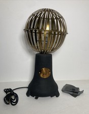 Antique Original Cast Metal Banker's Fan Savory Airator Bank Teller's Desk Fan picture