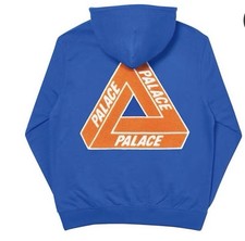 Palace Tri-Chenille Hood Blue And OrangeSz Small BRAND NEW IN BAG AUTHENTIC SS20 picture