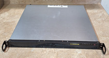 Supermicro 512-3 X11SSH-F Intel Xeon E3-1240 v5 8GB DDR4 3.5GHz Slim 1U Server picture