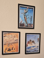 Salvador Dali Surrealist Three Framed Art Print Set picture