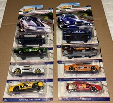 2015 HOT WHEELS COMPLETE SET EIGHT VARIOUS FORD MUSTANGS FORD PERFORMANCE SERIES picture