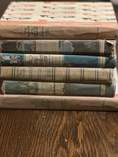 Vintage 1940s–50s Grosset & Dunlap Junior Library Set of 6 Illustrated HC picture