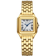 BOFAN Small Gold Watches for Women Easy Reader Ladies Quartz Wrist Watch with picture