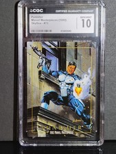 1992 Marvel Masterpieces Punisher #73 CGC 10 GEM MINT Joe Jusko SkyBox Card picture