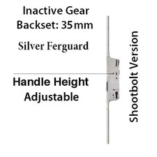 Inactive 35/92 Europa  Multipoint Lock for Passive Doors - Silver Ferguard picture