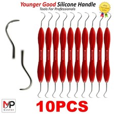 Dental Micro Sickle Scaler Periodontal Interproximal Scaling Silicone Handle picture