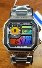 Casio Royale AE-1200 Illuminator Multi-coloured Screen - DISCOUNTED By £10 picture