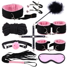 Cozy Feel BDSM LOVE HIGH QUALITY Bondage Set Kit Restraints Straps SM 10PC picture