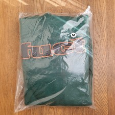 FUCT OG Logo Hooded Sweatshirt Green Size Medium 2021 *RARE* picture