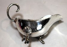 Fine Georgian Style English Sterling Sauce Boat (Chester, 1901, William. Aitken) picture