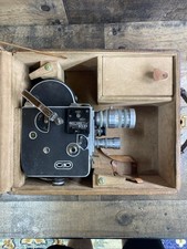 Vintage Paillard Bolex H8 Double 8mm Camera Kit - Untested With Case picture