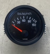 VDO 0-150 PSI LBS/SQ INCH 12 V Electrical Pressure Gauge 2 1/16