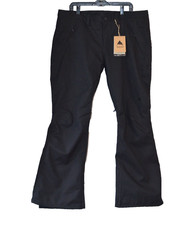 BURTON Women’s Snowboard Ski True Black Pants SZ XL SOCIETY PT Living Lining NWT picture