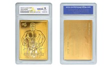1990-91 Classic HULK HOGAN WWF Wrestling GOLD Card - Graded GEM-MINT 10 picture