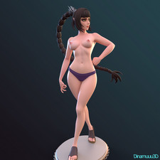 Shadowheart from Baldur's Gate 3 NSFW Resin Part Kit Gray Unpainted picture