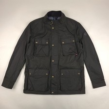 Belstaff Grenadier Fieldmaster Jacket Mens US 44 Faded Olive Waxed Cotton NWT picture
