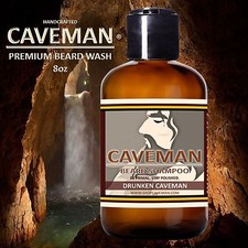 Handcrafted Caveman® Beard Wash Shampoo (Bay Rum) 8oz picture