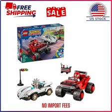 LEGO Sonic The Hedgehog Silver's Car VS Knuckles' Monster Truck Set 77118 NIB picture