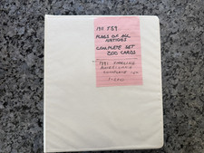 1911 T59 Flags of All Nations 100% Complete Set 200/200 & 1991 Americana Binder picture