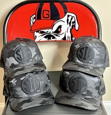 Sic’em Blackout Edition Snapback, Black Camo /Red Under Visor, Georgia Bulldogs picture