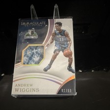Panini 2015-16 Immaculate Andrew Wiggins Timberwolves Sneaker Swatches #6 01/60 picture