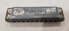 Vintage Musicraft  by Gretsch Harmonica Key of G Stainless Steel picture