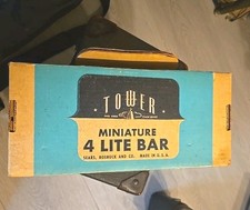 Vintage Tower Sears Roebuck And Co Photo Miniature 4 Lite Bar Tested & Works picture