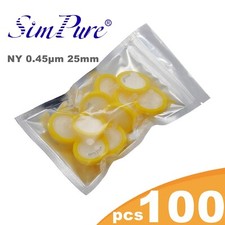 10-100pcs Nylon NY Membrane Syringe Filter 0.45μm 25mm Hydrophilic PP Prefilter picture