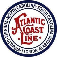 Atlantic Coast Line Railroad Virginia - Florida NEW METAL SIGN: 12