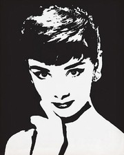 Audrey New York Acrylic Painting 16x20 picture