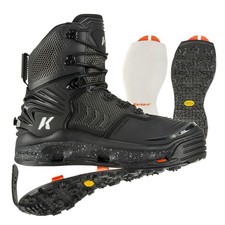 KORKERS River Ops Boa Black/Cool Gray Wading Boots - Guide-Caliber Performance picture