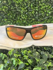 Columbia Unisex C525SPG UTILIZER Sunglasses Non-Rxable Shy Black-Red/Orange Revo picture