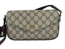 Authentic Gucci Ophidia Pochette GG Supreme Beige picture