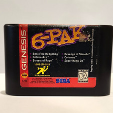 SEGA Genesis 6-Pak (Sega Genesis, 1995) NTSC-U/C - Compilation Game - Cart Only picture