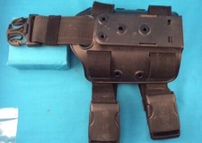 SAFARILAND  Black 2 Strap Tactical Drop Leg Thigh Platform used picture