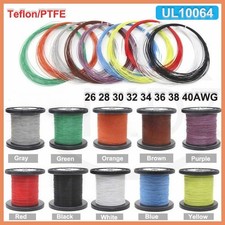 PTFE Cable Wire 26 28 30 32 34 36 38 40AWG Flexible Tinned Copper Cable UL10064 picture
