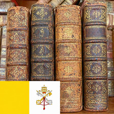 ANTIQUE BOOK IN LATIN from 1700s - Historical Collectible Text from 18th Century picture
