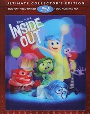 Disney Pixar Inside Out 3D Exclusive Ultimate Collector's Edition ( 3D Bl - GOOD picture