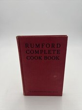 VINTAGE 1948 RUMFORD COMPLETE COOKBOOK~ Hardcover Red picture